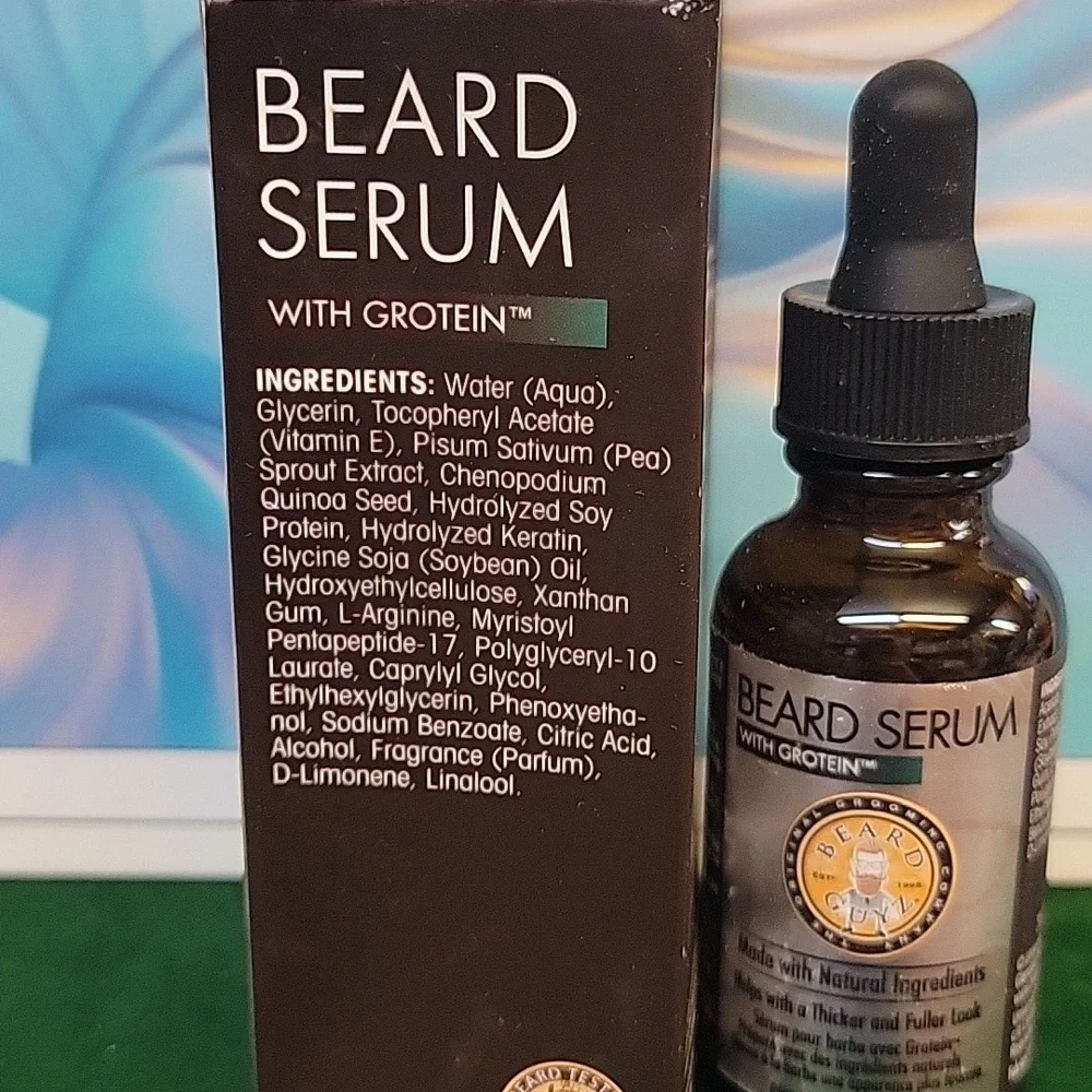 Beard Serum with Grotein New 30ml Dropper Bottle New In Box